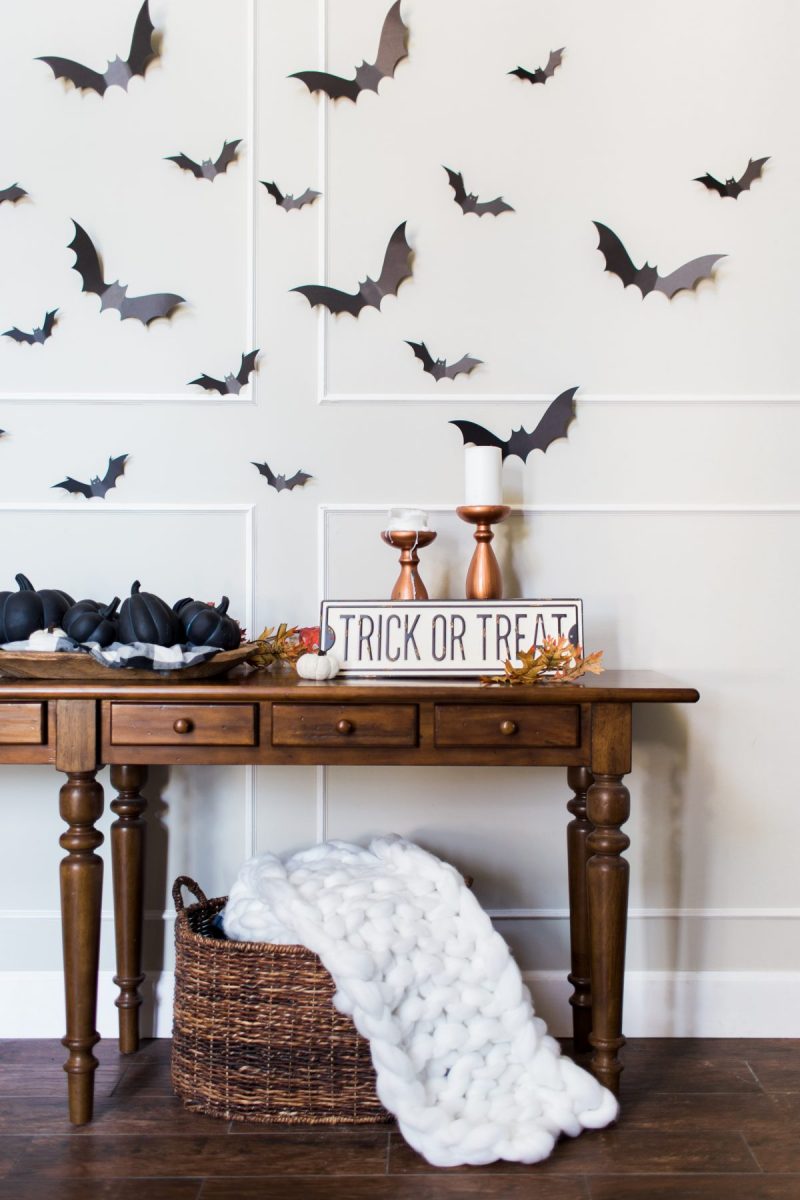 DIY bat wall: How to create a fun home interior this Halloween season ...