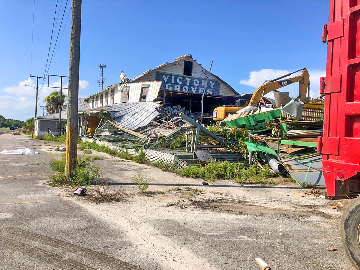 Sullivan, a third-generation citrus grower, witnessed the end of an era with the demolition of the Sullivan Victory Groves packinghouse last year.
