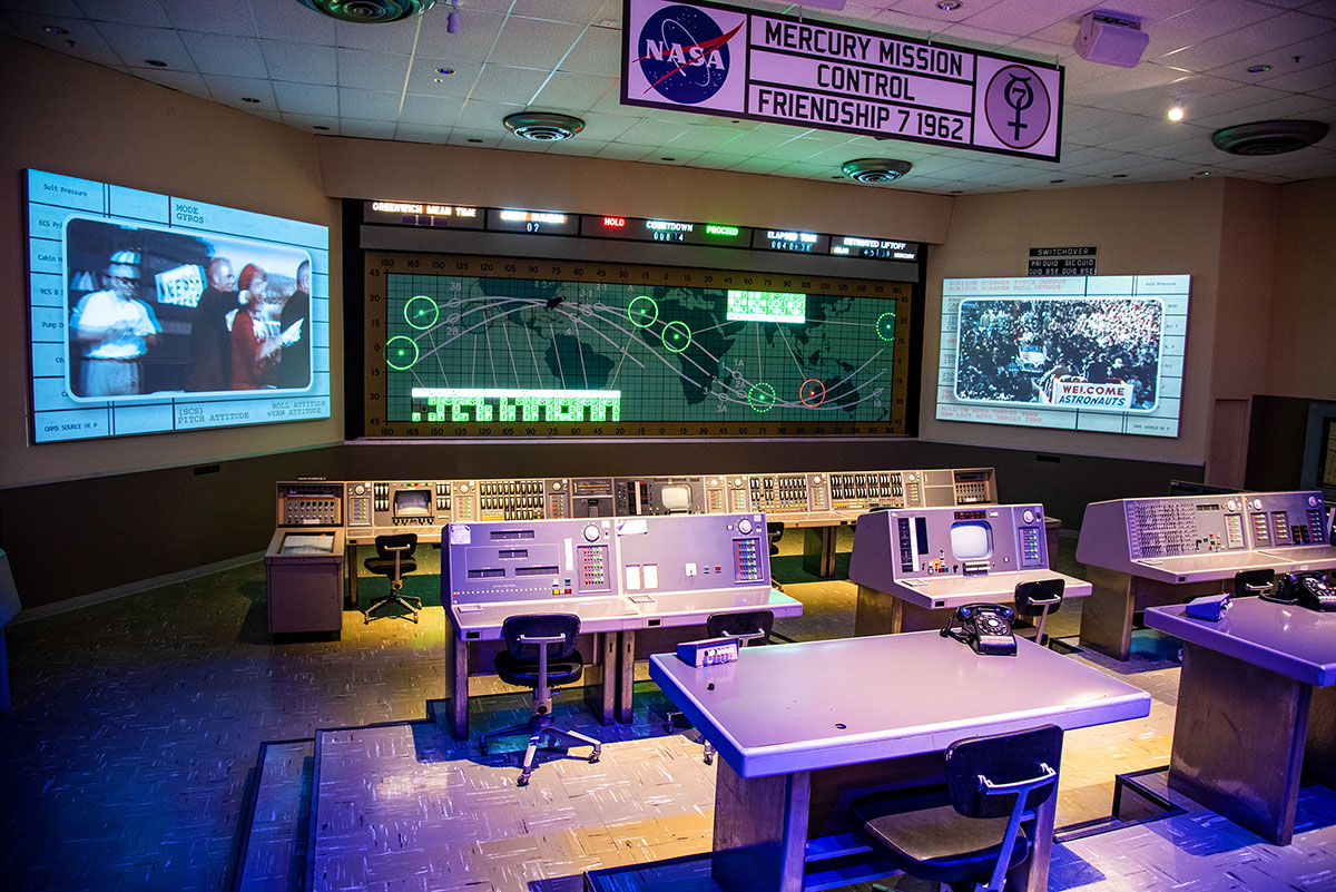  mock-up of the Mercury Control Room