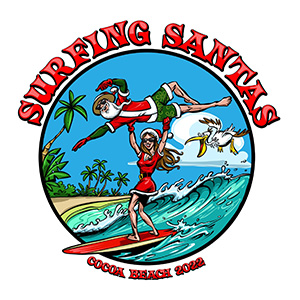 Surfing Santas Logo