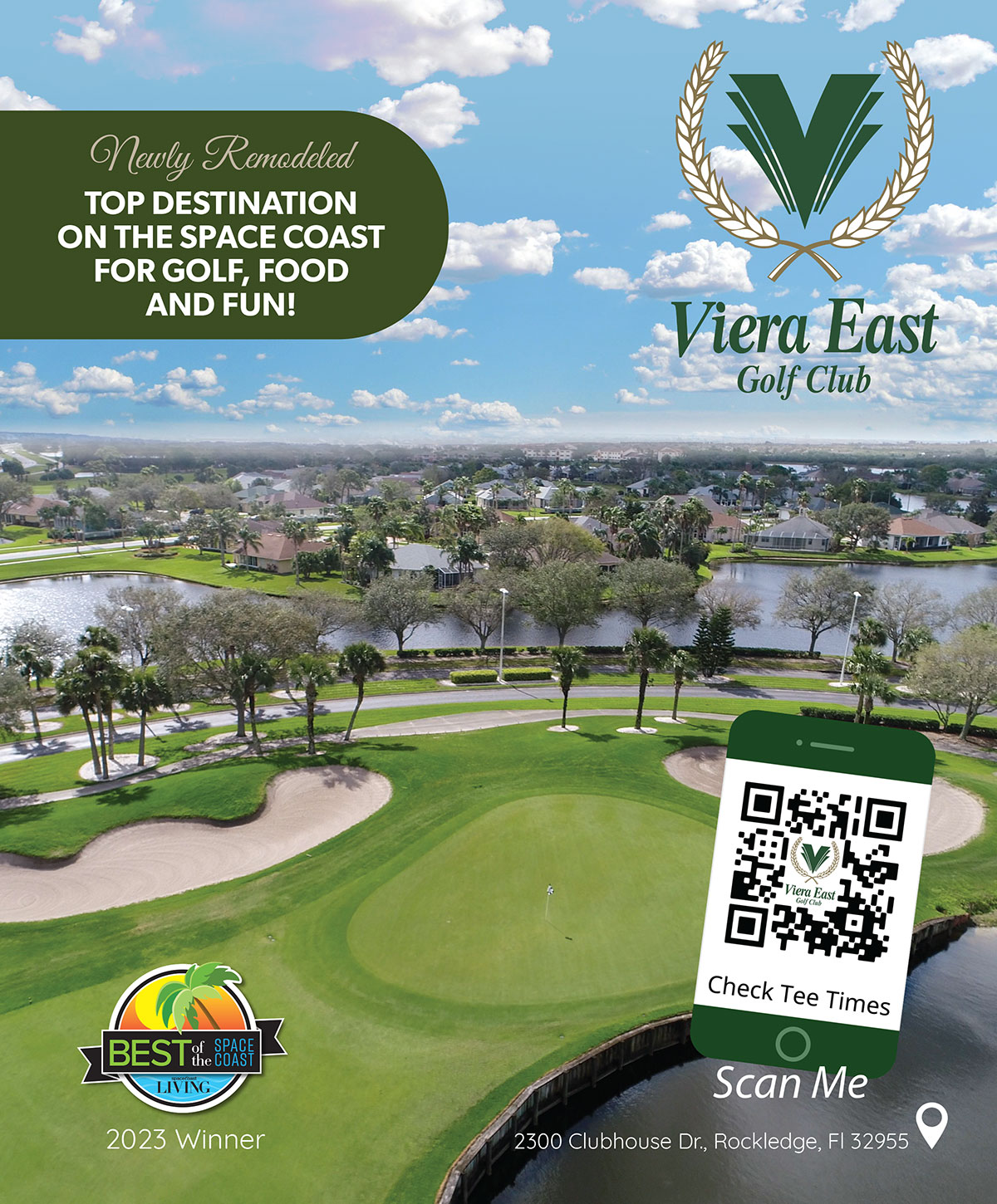 Viera East Golf Club Best of the Space Coast 2023 Winner Best Golf Course