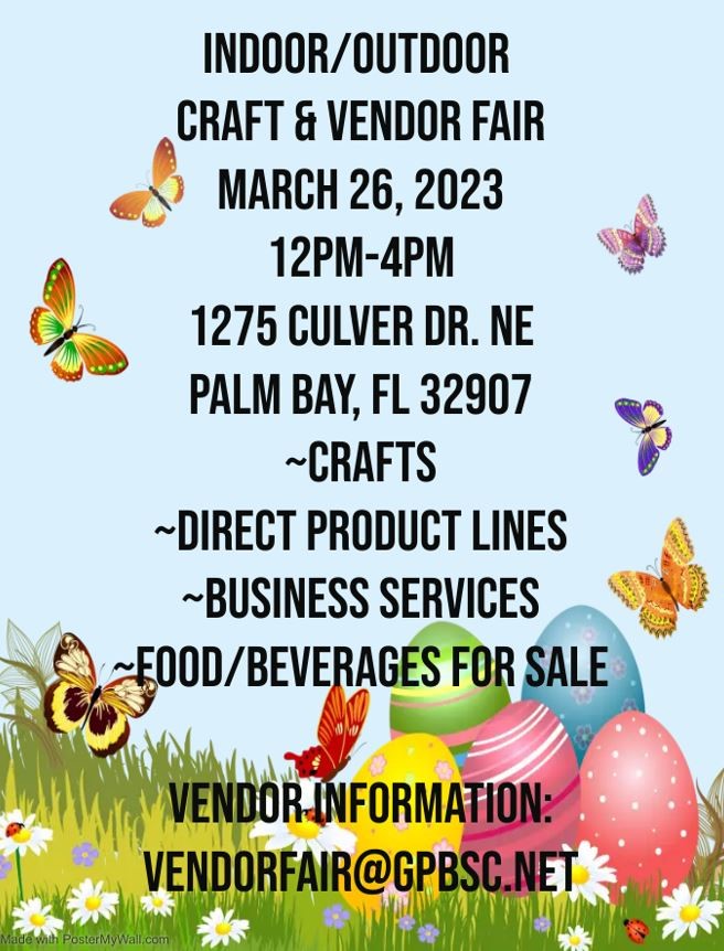 Indoor Outdoor Vendor Craft Fair Space Coast Living Magazine