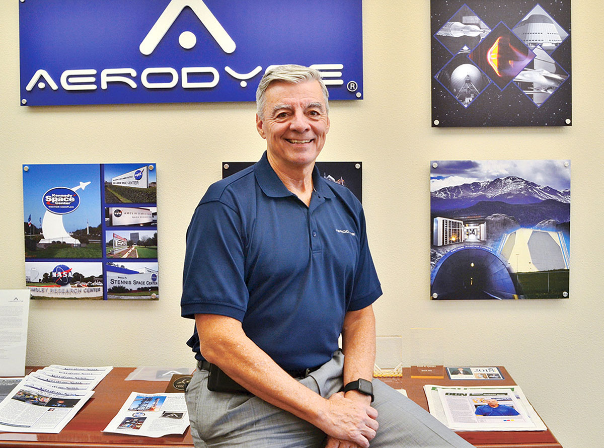 Andy Allen CEO of Cape Canaveral-based Aerodyne Industries