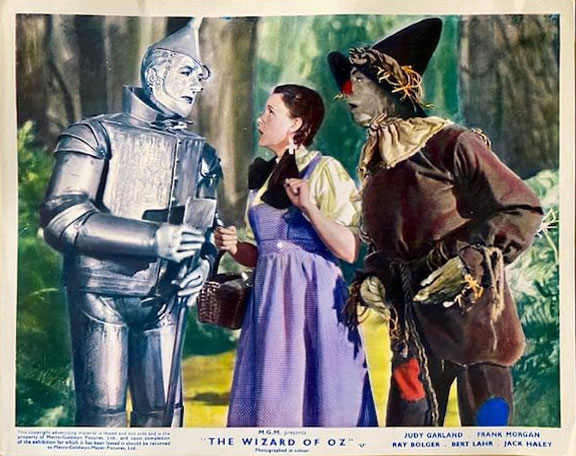 poster advertising the 1939 movie The Wizard of Oz