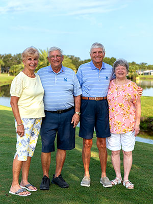 Dick and Lori Brien, right, moved to IRCC to be with best friends, brother Jerry Brien and his wife, Jeanne