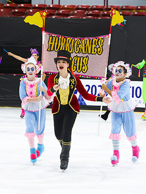 The preliminary team won one of two gold medals earned by Space Coast Hurricanes skaters at the 2023 National Theatre on Ice competition.