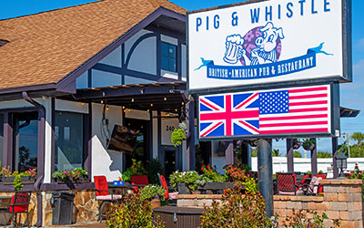 The Pig and Whistle pub in Cocoa Beach