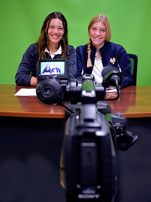 A professional-quality broadcast studio will provide real-life training for students interested in a broadcasting career.
