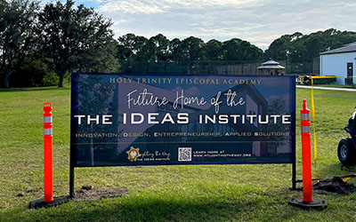 The Ideas Institute will be located on the Pineda Campus of Holy Trinity Episcopal Academy.