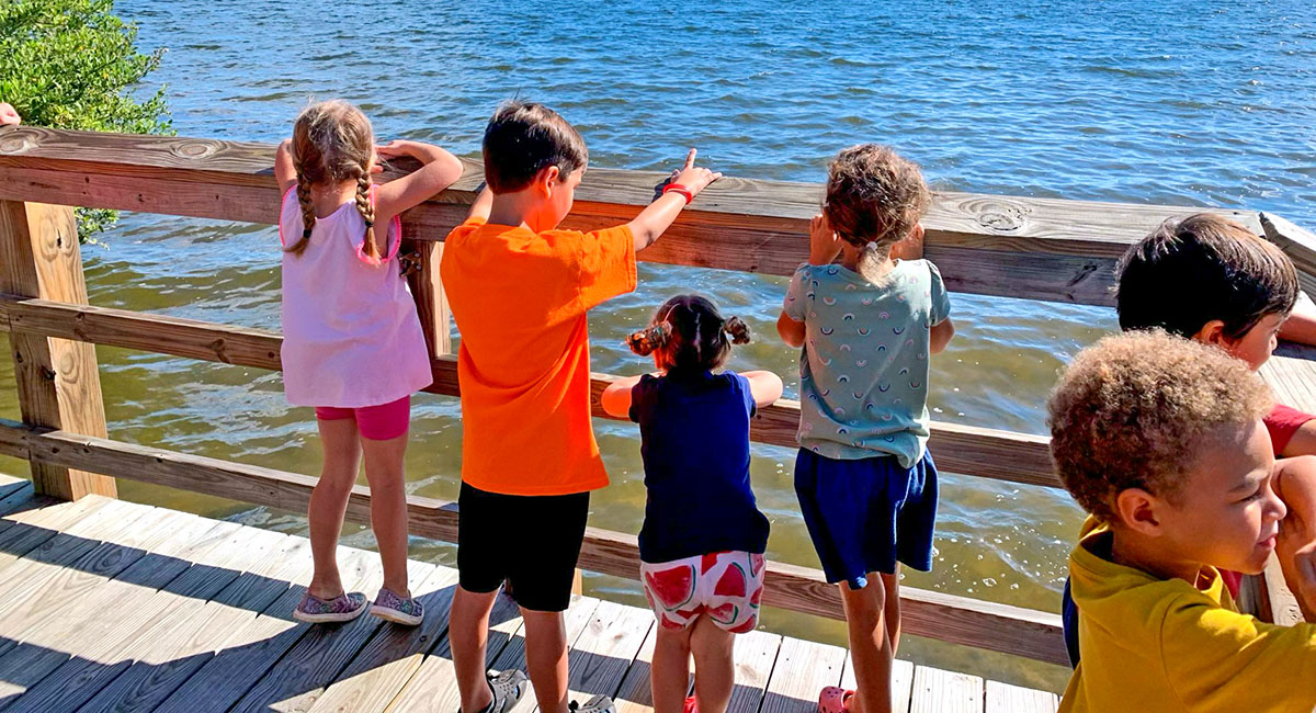 Verdi Ecoschool students take field trips to Eau Gallie Pier as part of their curriculum.