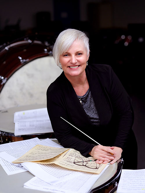 Staci Rosbury has served as conductor of the Melbourne Municipal Band since 2010.